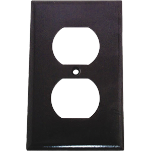 Picture of Cooper Wiring - Eagle 2132B Brown 1 Gang Receptacle PlatePack of 25