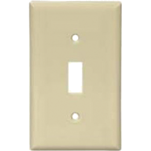 Picture of Cooper Wiring - Eagle BP5134V Ivory 1 Gang Switch Plate, Pack of 5