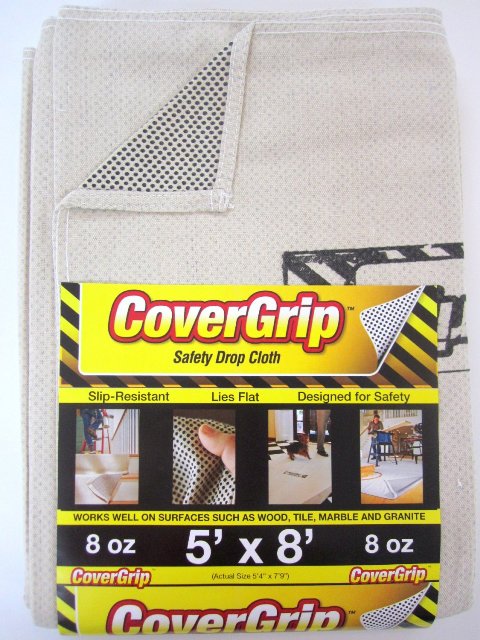 Picture of Covergrip Corporation 5808 5 x 8 ft. Safety Drop Cloth - Off White
