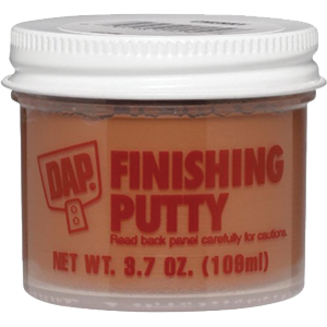 Wood Putty, Solid, Mild, Pleasant, Dark Walnut, 3.7 oz Tub