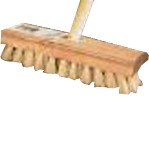 11932 7.75 in. Linoleum Scrub Brush With 48 in. Handle