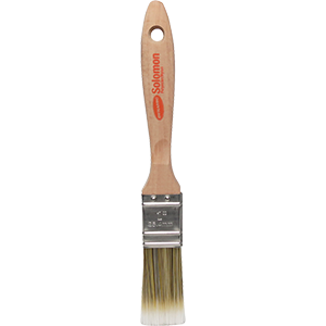 Dynamic HB199013 1 in. Solomon Flat Beavertail Polyester Nylon Brush