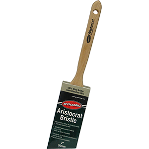 Dynamic HB198004 1.5 in. Aristocrat Angled White Bristle Brush