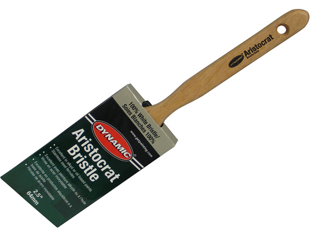 HB198005 2 in. Aristocrat Angled White Bristle Brush