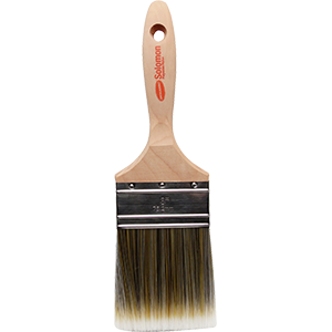 HB199017 3 in. Solomon Flat Beavertail Polyester Nylon Brush