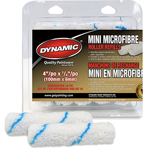 Dynamic HM005701 4 x 0.25 in. Mini Micro Fiber Refill - 2 Pack