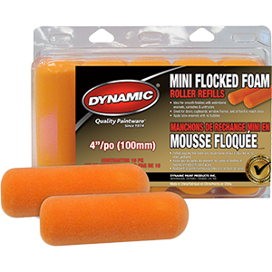HM005502 4 in. Mini Flocked Foam Refill - 2 Pack