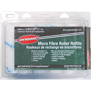 Dynamic HM005706 4 x 0.5 in. Mini Micro Fiber Refill - 10 Pack