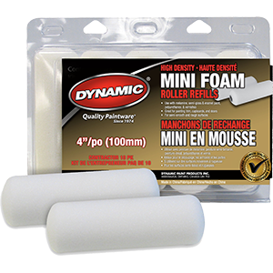 Dynamic HM005314 4 in. Mini Foam Refill - 10 Pack