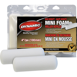 Dynamic HM005318 6 in. Mini Domed Foam Refill - 10 Pack