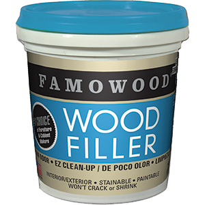 Picture of Famowood 40042112 0.25 Pint Cherry Dark Mahogany Solvent Free Wood Filler
