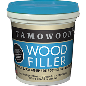 Picture of Famowood 40042134 0.25 Pint Red Oak Solvent Free Wood Filler