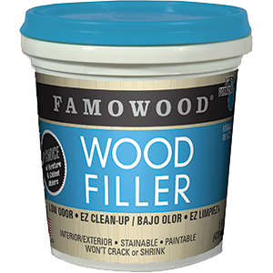 Picture of Famowood 40022112 1 Pint Cherry Dark Mahogany Solvent Free Wood Filler