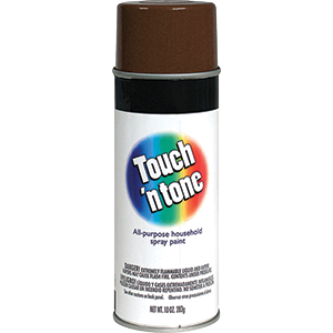 Picture of Derusto 55277830 12 oz. Leather Brown Touch N Tone Spray Paint