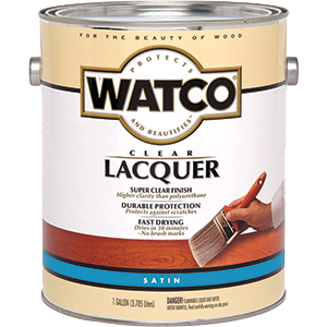 63231 1 Gallon - Satin Clear Lacquer Wood Finish