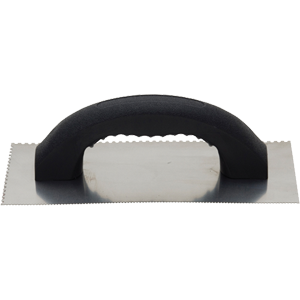 19060 U-Notch Adhesive Trowel Steel Blade