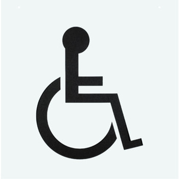 Picture of Hy Ko Products PLS-60 48 x 48 in. Plastic Reusable Handicapped Parking Lot Stencil