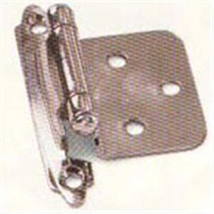 No Inset Self-Closing Hinge, Polished Chrome