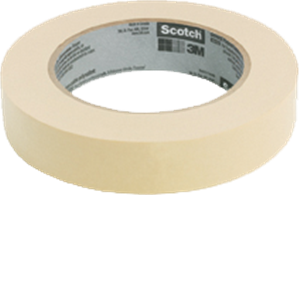 Picture of 3M 2020-1A-BK 1 x 60 yd Masking Tape Bulk   