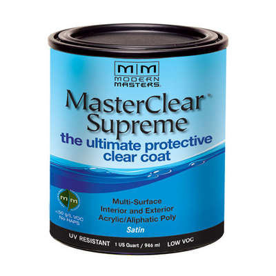 MCS90232 1 Qt. Satin Masterclear Supreme Protective Clear Coat