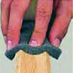 4065 3 x 4 x 0.5 in. 150 Grit Flex Sanding Pad Bulk - Pack of 48