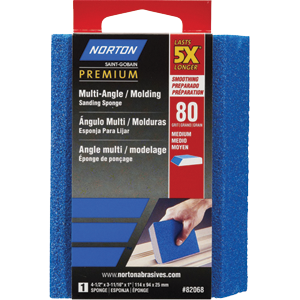 82068 5 x 80 Grit Multi Angle Sanding Sponge
