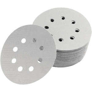 4036 5 in. 5 & 8 Hole P150 3x Hook & Loop Discs, 50 Pack