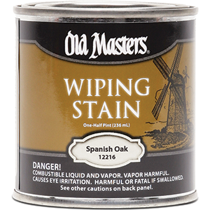 Picture of Old Masters 12216 0.5 Pint. Spanish Oak Wiping Stain- 240 Voc