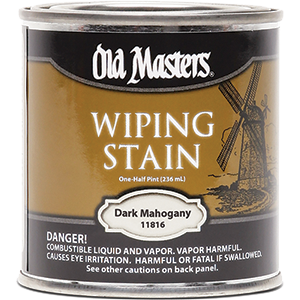Picture of Old Masters 11816 0.5 Pint. Dark Mahogany Wiping Stain- 240 Voc