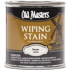 Picture of Old Masters 12916 0.5 Pint. Pecan Wiping Stain Classics- 240 Voc