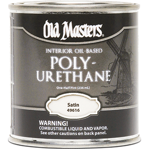 Picture of Old Masters 49616 0.5 Pint. Satin Poly Plastic Polyurethane