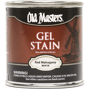 80416 0.5 Pint. Red Mahogany Gel Stain