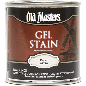 81716 0.5 Pint. Pecan Gel Stain Classics