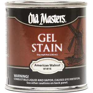 81816 0.5 Pint. American Walnut Gel Stain Classics