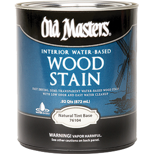 76104 1 Quart. Water Based Interior Wood Stain Tint Base