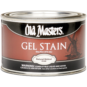 81608 Natural Walnut Gel Stain Classics - 1 Pint