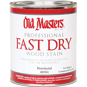 Picture of Old Masters 60504 Provincial Fast Dry Wood Stain - 1 Quart