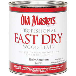 60704 Early American Fast Dry Wood Stain  Early american  1 quart