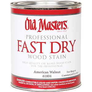 61804 American Walnut Fast Dry Wood Stain - 1 Quart