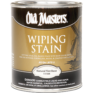Picture of Old Masters 11104 Natural Tint Base Wiping 240 Voc Stain - 1 Quart