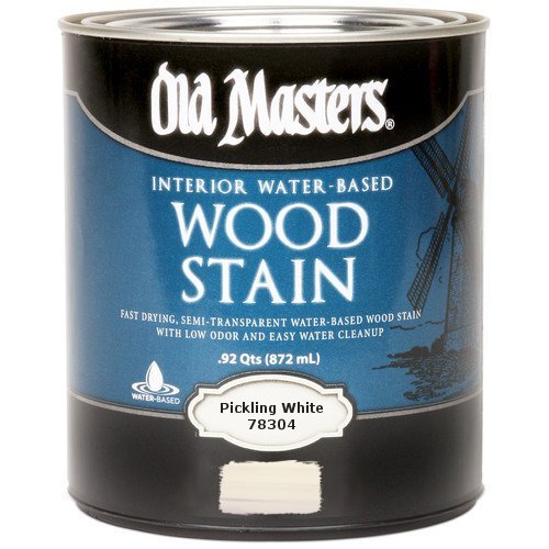 78304 Pickling White Water-Based Wood Stain - 1 Quart