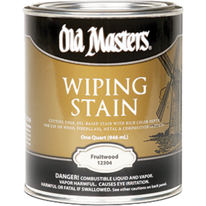 Picture of Old Masters 12304 Fruitwood Wiping 240 Voc Stain - 1 Quart