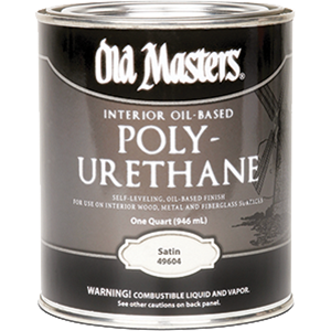 49604 Satin Oil Based Polyurethane - 1 Quart