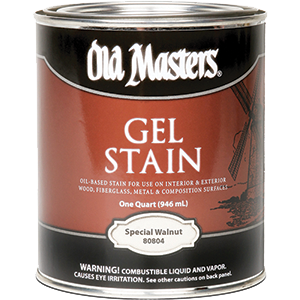 Old Masters Semi-Transparent Special Walnut Oil-Based Alkyd Gel Stain 1 qt