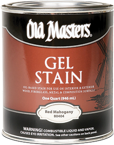 80404 Red Mahogany Gel Stain - 1 Quart