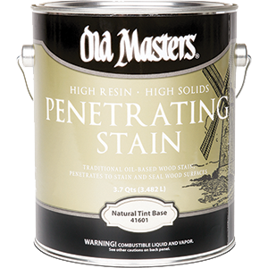 Picture of Old Masters 41601 Natural Tint Base Penetrating 250 Voc Stain - 1 Gallon