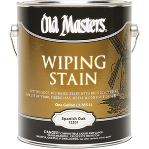 Picture of Old Masters 12201 Spanish Oak Wiping 240 Voc Stain - 1 Gallon