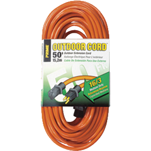 EC501630 50 ft. 16 - 03 - 15 SJTW Orange Outdoor Extension Cord