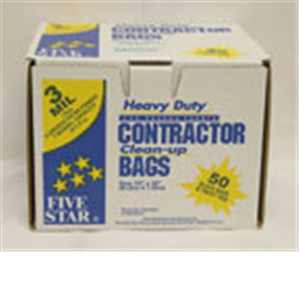 31803500 3 Mil 7 Bushel Contractor Bags 50 Count