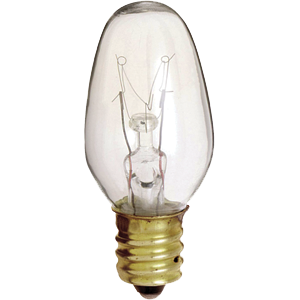 Picture of Satco Products S3792 7W Candle Base Night Light Bulb  White   Pack of 20